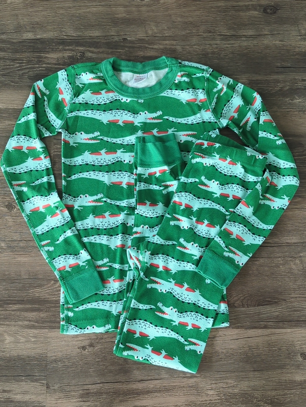 Hanna Andersson Crocodile Alligator Jammies